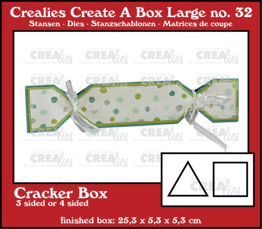CREAlies Create A Box - No. 32 - Large Dies Crackerbox