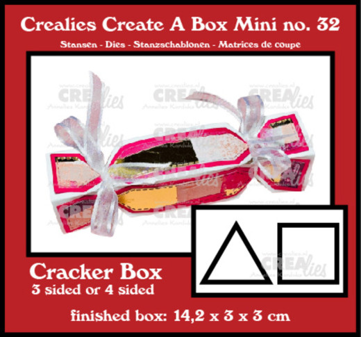 CREAlies Create A Box - No. 32 - Mini Dies Crackerbox