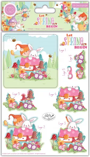 3D Decoupage Set - Let Spring Begin