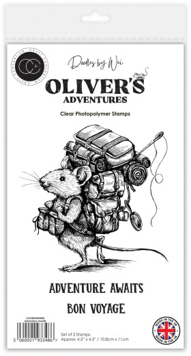Clear Stamps - Oliver's Adventures - Adventure Awaits