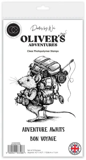 Clear Stamps - Oliver's Adventures - Adventure Awaits