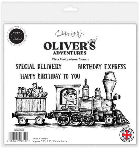 Clear Stamps - Oliver's Adventures - Birthday Express