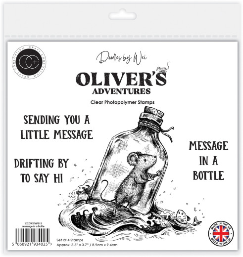 Clear Stamps - Oliver's Adventures - Message in Bottle