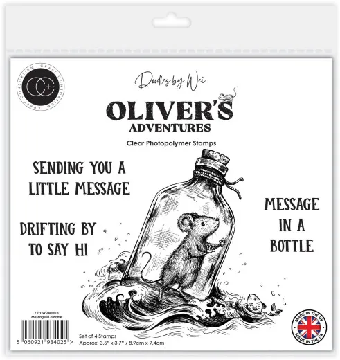 Clear Stamps - Oliver's Adventures - Message in Bottle