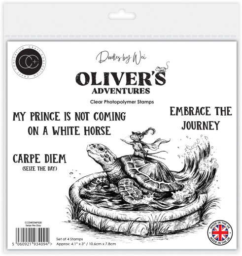 Clear Stamps - Oliver's Adventures - Seize the Day