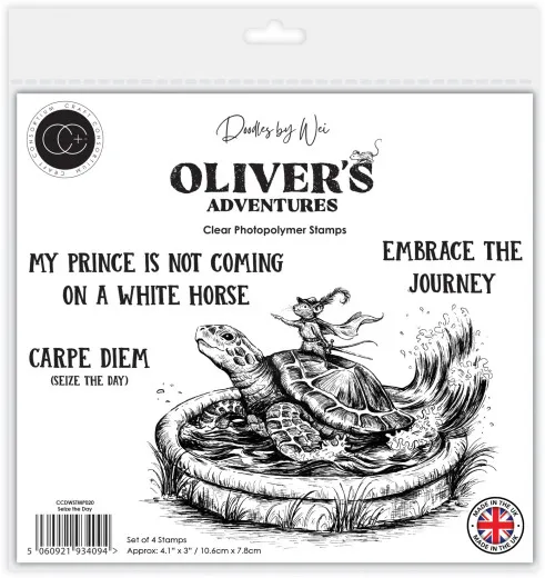 Clear Stamps - Oliver's Adventures - Seize the Day