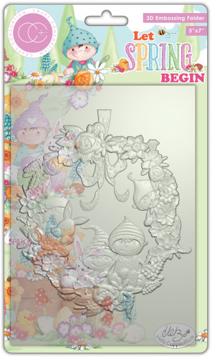 3D Embossing Folder - Let Spring Begin