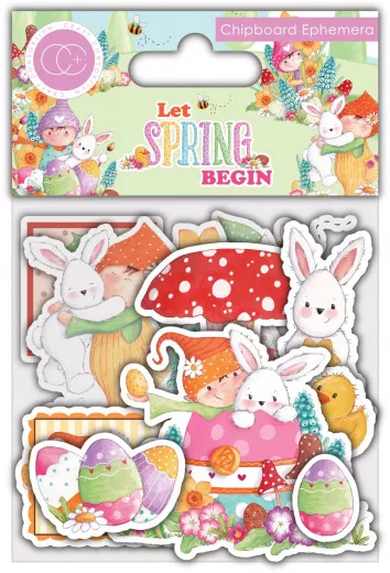 Chipboard Ephemera - Let Spring Begin