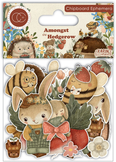 Chipboard Ephemera - Amongst the Hedgerow