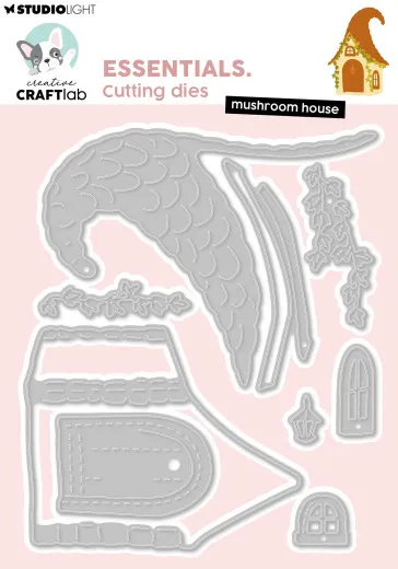 Studio Light - Cutting Dies - Essentials Nr. 1044 - Mushroom House