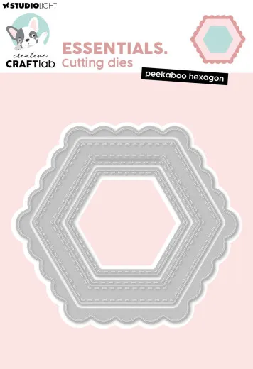 Studio Light - Cutting Dies - Essentials Nr. 1047 - Peekaboo Hexagon