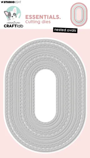 Studio Light - Cutting Dies - Essentials Nr. 1050 - Nested Ovals