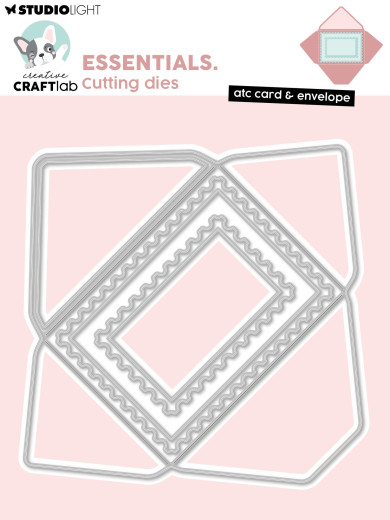 Studio Light - Cutting Dies - Essentials - ATC Card & Envelope