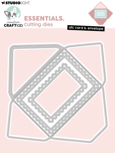 Studio Light - Cutting Dies - Essentials - ATC Card & Envelope