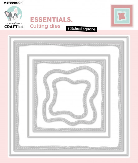 Studio Light Cutting Dies - Essentials Nr. 761 - Stitched Square