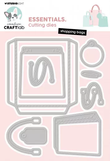 Studio Light Cutting Dies - Essentials Nr. 908 - Shopping Bags