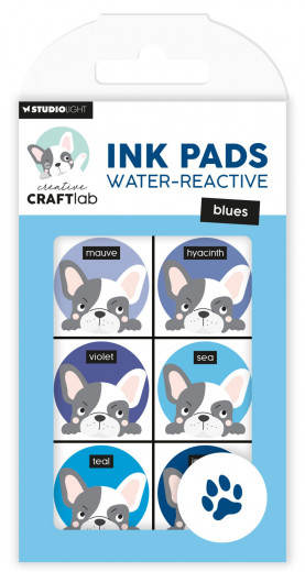 Studio Light - Essentials Nr. 23 - Water-Reactive Ink Pads - Blues