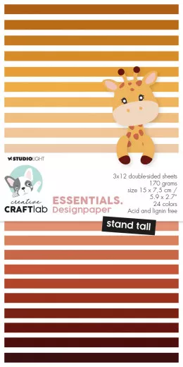 Studio Light - Mini Paper Pad - Essentials Nr. 128 - Stand Tall