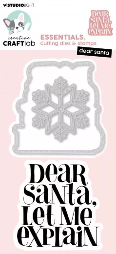 Clear Stamps and Cutting Die - Essentials Nr. 83 - Dear Santa