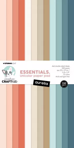 Studio Light - Unicolor Paper Pad - Essentials Nr. 151 - Aurelia