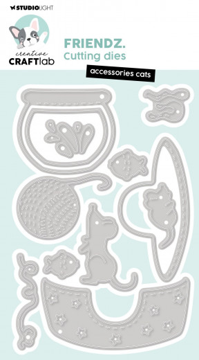 Studio Light Cutting Dies - Friendz Nr. 742 - Accessoires Cats