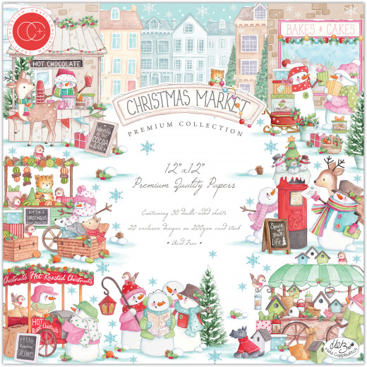 Christmas Market - 12x12 Paper Pad