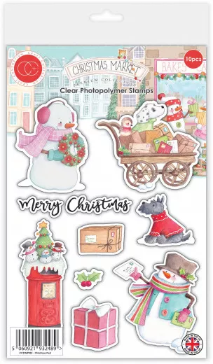 Clear Stamps - Christmas Market - Christmas Post