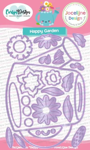 CarlijnDesign Cutting Dies - Happy Garden