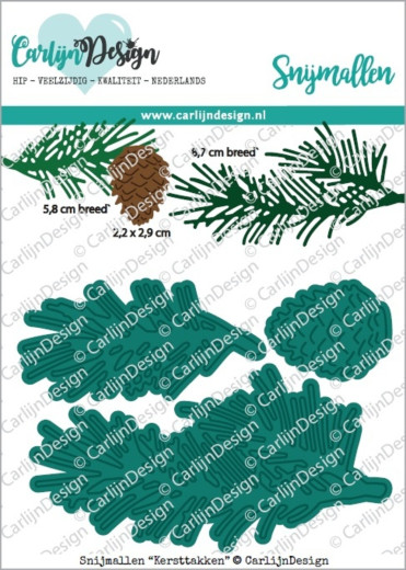 CarlijnDesign Cutting Dies - Christmas Branches