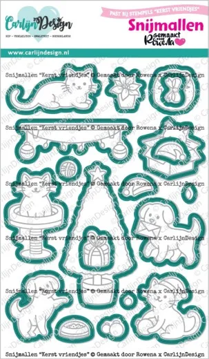 CarlijnDesign Cutting Dies - Christmas friends