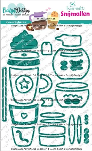 CarlijnDesign Cutting Dies - Brewtiful Buddies