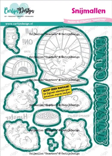 CarlijnDesign Cutting Dies - Hamsters