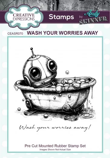 Cling Stamps - Designs by Andy Skinner - Botology - Wash Your Worries Away