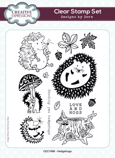 Clear Stamps - Designs by Dora - Hedgehugs