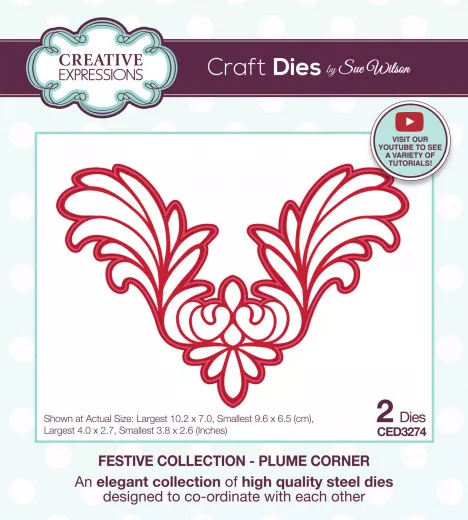 Craft Dies by Sue Wilson - Plume Corner