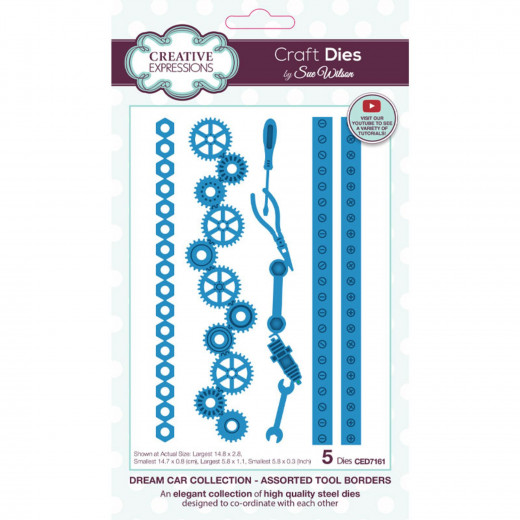 Craft Dies by Sue Wilson - Dream Car Collection - Assorted Tool Borders