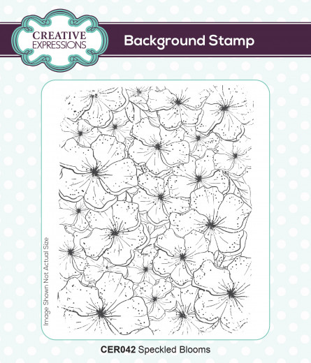 Background Stamp - Speckled Blooms