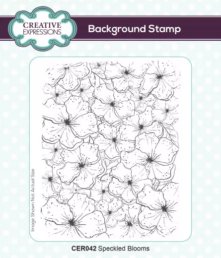 Background Stamp - Speckled Blooms