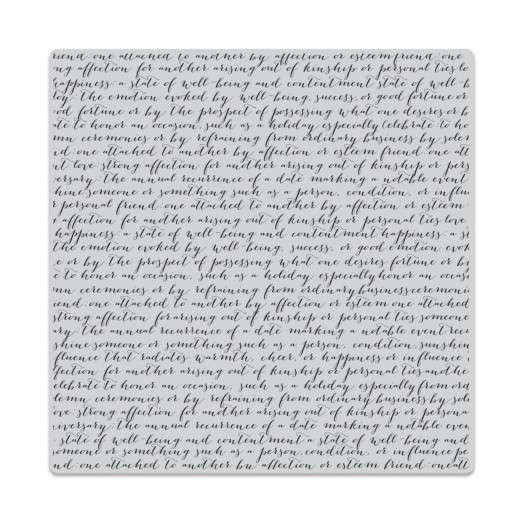 Hero Art Cling Stamp - From The Vault Spring - Script Bold Prints