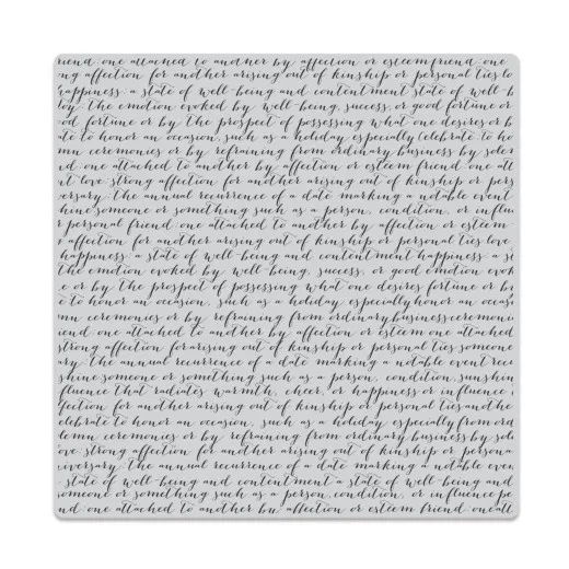 Hero Art Cling Stamp - From The Vault Spring - Script Bold Prints