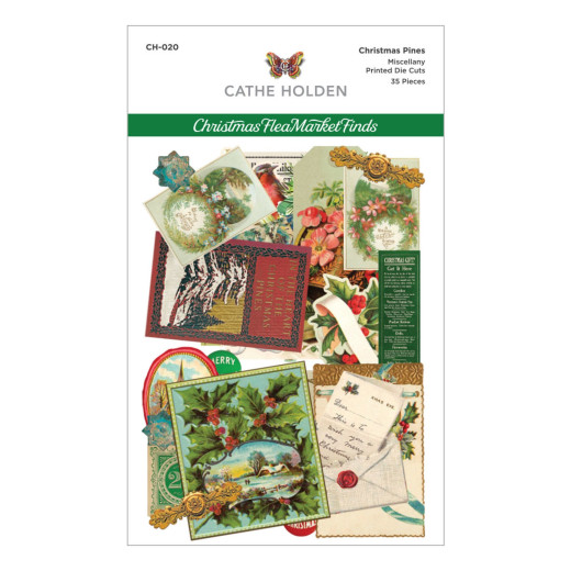 Spellbinders Printed Die Cuts - Christmas Pines - Miscellany
