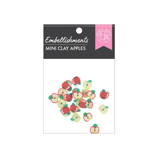 Hero Arts - I Pick You Embellishments - Mini Clay Apples