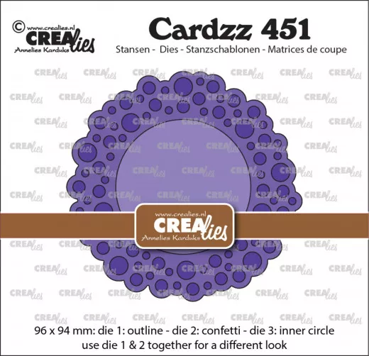 CREAlies Cardzz - Nr. 451 - Confetti Circles