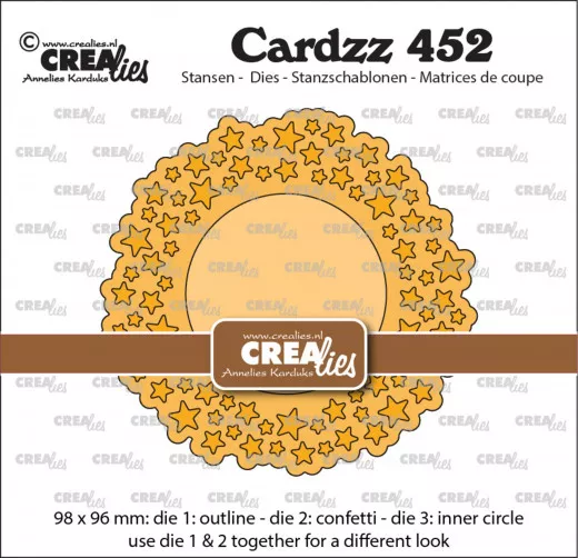 CREAlies Cardzz - Nr. 452 - Confetti Stars