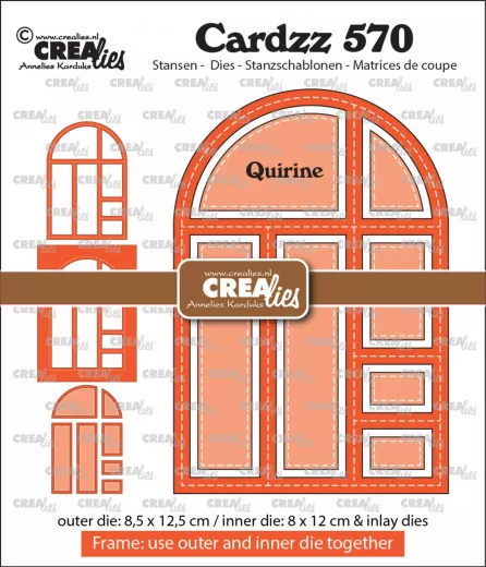 CREAlies Cardzz - No. 570 - Frame & Inlay Quirine