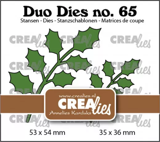 CREAlies Duo Dies Nr. 65 - Holly Blätter 17