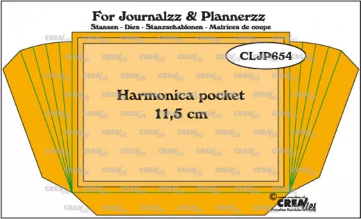 Journalzz and Plannerzz Stanze - Harmonica Pocket