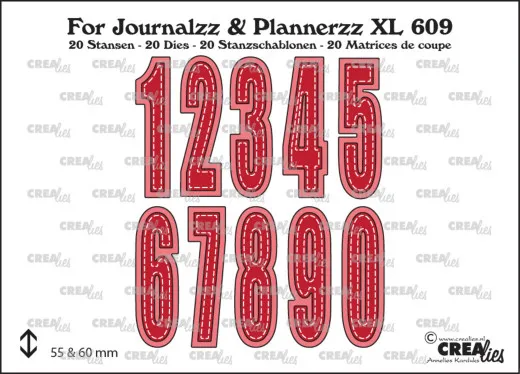 Journalzz and Plannerzz Stanze Nr. 609 - Numbers XL with Shadow