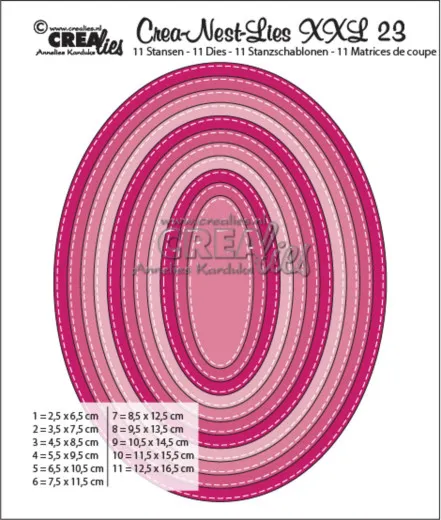 Crea-Nest-Lies XXL Stanze - Nr. 23 - Stitch