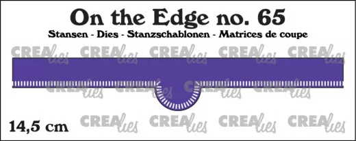 CREAlies On the Edge Die - Nr. 65 - 14,5 cm with Little Stripes